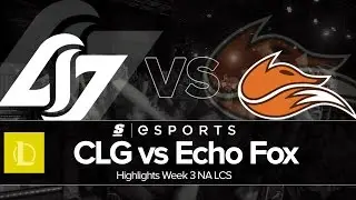 Highlights: CLG vs FOX (NA LCS Summer W3D2 Full Series)