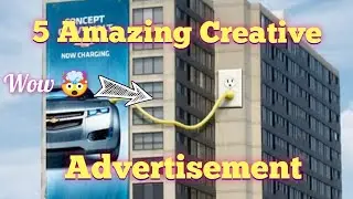 🤯5 Most Creative Advertisement Ideas || The Amazing Fact Video || Factz Shorts Video #shorts #facts