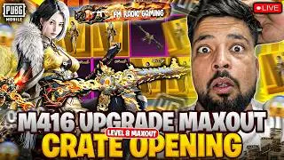 Fire M416 Crate Opening + Maxed Out $50,000 Uc - FM RADIO GAMING