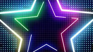 Dj background video 4k retro star 🎶✨@LEDbackground4keffect 