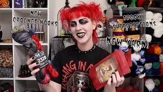 Crochet Vlog: New Local Yarn, Furls Crochet Hooks and Spooky Goodies!