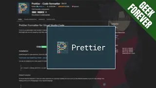 ⚙️Prettier installation & Setup (VS Code Setup)