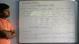 Quantum Mechanics- 41, Perturbation Theory.
