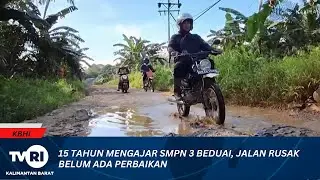 30 OKTOBER 2025 15 TAHUN MENGAJAR SMPN 3 BEDUAI, JALAN RUSAK BELUM ADA PERBAIKAN