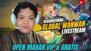 [PAGI] TOP GLOBAL WANWAN PUSH RANK ! | OPEN MABAR: VIP & GRATIS KALO JAGO🔥#wanwan #mlbb #livemlbb