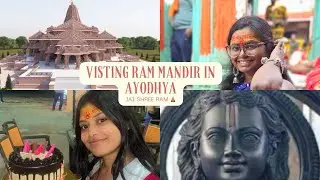 Visiting Ram Mandir for the first time| Ayodhya Vlog| Jai Shree Ram | simpy Pandey