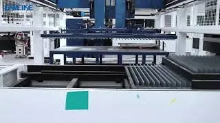 GWEIKE AUTO LOADING AND UNLOADING FIBER LASER PLATE CUTTING MACHINE