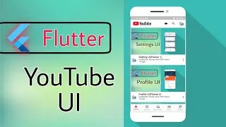 YouTube UI(Flutter 6)Navigation Bar, Card UI Design