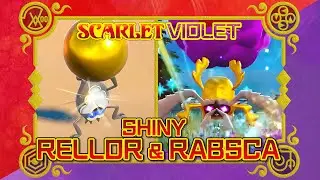 DOUBLE SHINY RELLOR + Evolution to SHINY RABSCA!!! (Pokemon Scarlet and Violet)