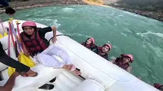 18 km rafting Shivpuri to Ram jhula#uttarakhand #funny #trendingvideo #mountains ##gangariver ##jump