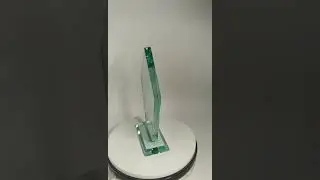Cheap price high quality Jade glass award trophy