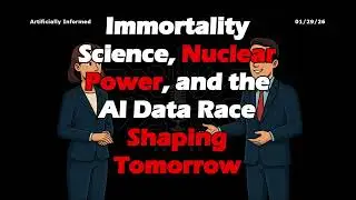Immortality Science, Nuclear Power, and the AI Data Race Shaping Tomorrow | Artificially Informed