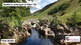 Hutton's outcrops in Glen Tilt