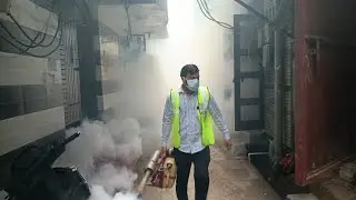 Fogging Machine work 
