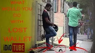 Social Experiment - Lost Wallet In Public! (Shocking Reactions) - iDiOTUBE