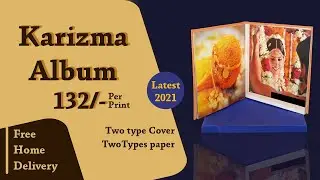 Original karizma album 12x36 price per sheet, size, paper quality, details 2021