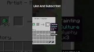 A Minecraft Mod That Adds An Artist To The Game!