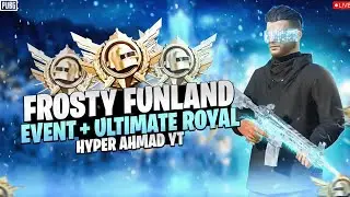 CONQUEROR 18 STARS DOMINATOR lobby | FROSTY FUNLAND EVENT | PUBG MOBILE | HyperAhmadYT