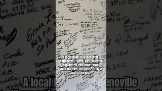 A local home in Ravenoville (Normandy, France) has collected signatures from MANY WWII Veterans.