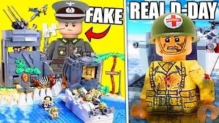 Я собрал наборы LEGO, сравнивающие ФАЛЬШИВЫЕ и НАСТОЯЩИЕ высадки в Нормандии...