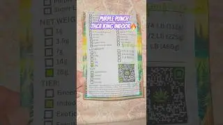 THCA KING INDOOR! #thcareview #thcaking #thcapurple #420 #legalflower #gas #thcakingreview #legalgas