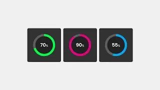 How To Make Circular Progress Bar Using HTML & CSS