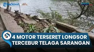 Terseret Tanah Longsor, 4 Sepeda Motor Milik Wisatawan Tercebur ke Telaga Sarangan