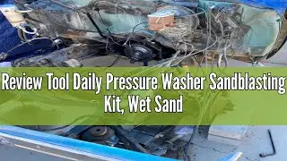 Review Tool Daily Pressure Washer Sandblasting Kit, Wet Sand Blaster Attachment, 5000 PSI, 1/4 Inch