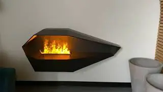 Water Vapor Fireplace by Nero Fire Design