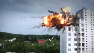 Самодельная ракета разрушила часть дома Homemade rocket destroyed part of the house  1