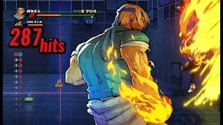 Streets of Rage 4: Axel Stone Advanced Techniques & Optimal Combo (Vanilla SoR4)