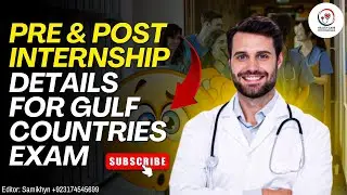 Pre&Post Internship For Gulf Countries Exam || Health Care Professionals #dhaexam #mohexam #haadexam