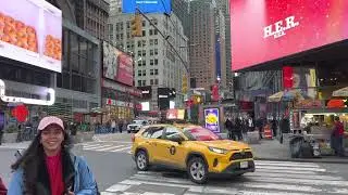 Times Square, 42nd Street Walk Part Two, Tues March 1, 2022