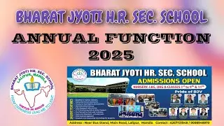 Bharat Jyoti Hr. Sec. School Live Stream annual  function 2025