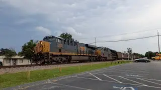 The Power Of 3135 & 3340 Returns On CSX U315-30 Heading North Elephant Style - Pembroke, NC