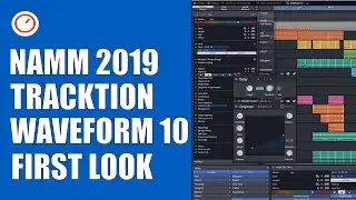 NAMM 2019: Tracktion Waveform 10: New Subtractive Synth, Access Panel & More! | SYNTH ANATOMY