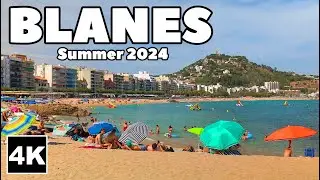 Blanes Catalonia Spain Walking Tour Summer 2024