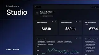 Introducing Token Terminal Studio
