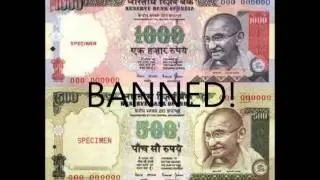 500 and 1000 rupee notes banned in india
