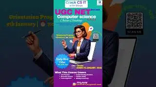 UGC NET Computer Science Course For T N students