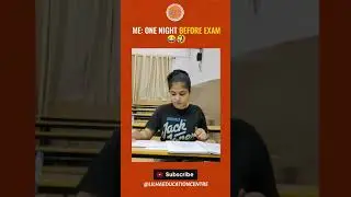 One Night Before Exam😂😂 | Funny Students Meme | Lilha Education Centre