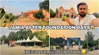 Jamia After Foundation Days 😱 | Full Silence In Jmi Campus😀 | College Vlog #vlog #jamia 