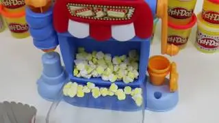 Moon Dough Popcorn Maker Movie Theater Snack Shop Ice Cream Pretzel Popcorn Machine!