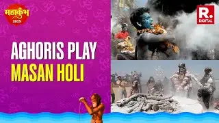 ‘Aghoris’ Celebrates ‘Masaan Holi' At Maha Kumbh 2025 In Prayagraj, Uttar Pradesh