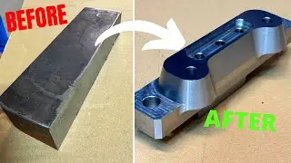 Manufacturing a simple component (cnc milling)