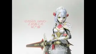 原神 Genshin Impact 最強女僕!!! 未授勳之花 諾艾爾 Noelle ノエル 紙模型 Paper Craft
