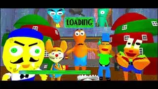 Playing sponge neighbor escape 3d