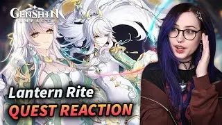 ZIBAI LORE!! Lantern Rite Quest Act 1 & 2 REACTION | Genshin Impact