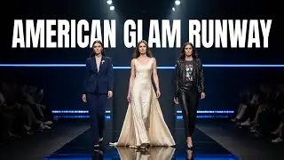 Modern American Glamour on the Catwalk | Elegant & Powerful Women Runway