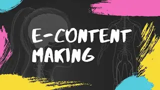 E- content making video for B.Ed students